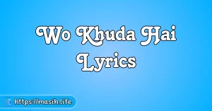 Dhanywad Yeshu Dhanywad Lyrics Wo Khuda Hai Lyrics