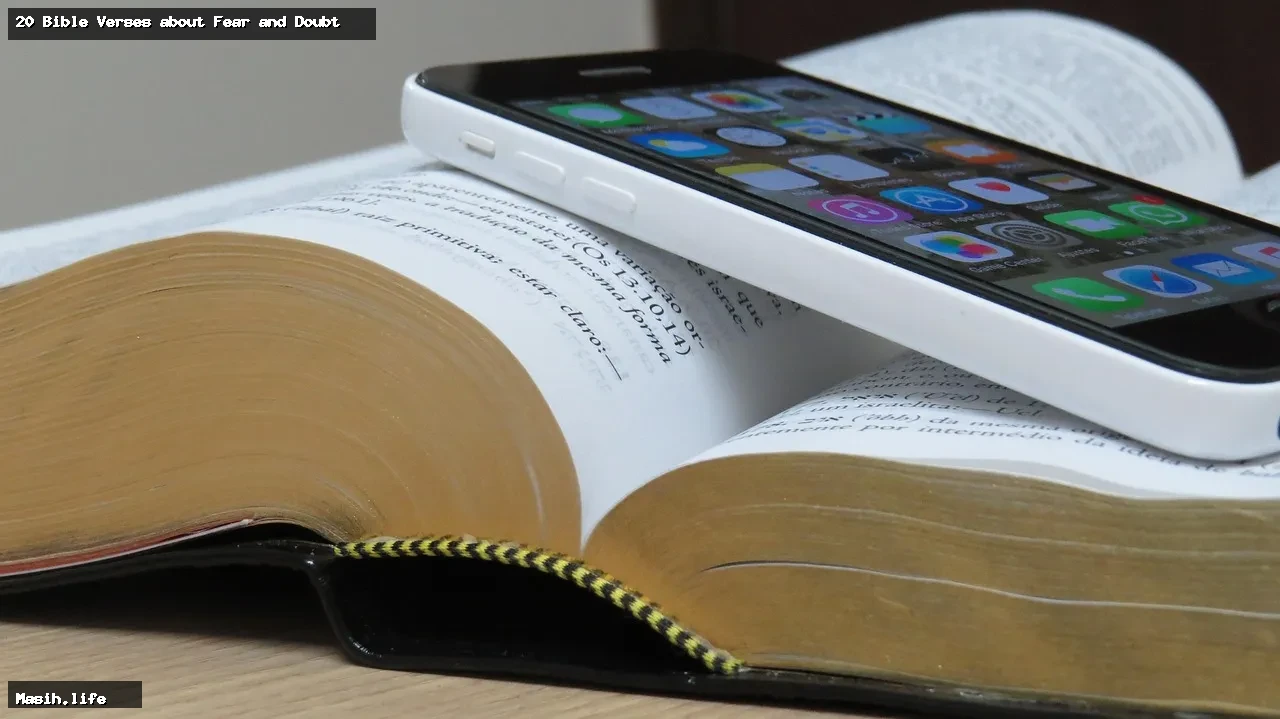 20 bible verses about fear and doubt