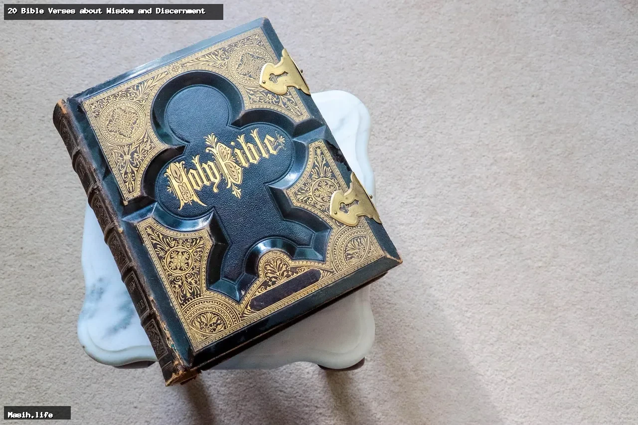 20 bible verses about wisdom and discernment 20 bible verses about wisdom and discernment