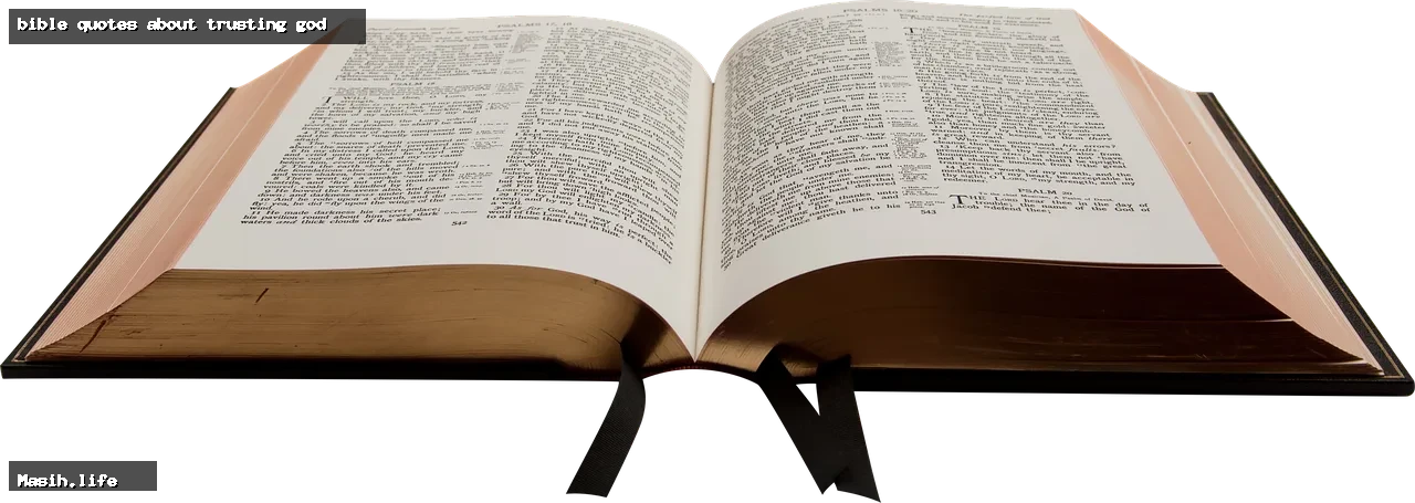 bible quotes about trusting god bible quotes about trusting god