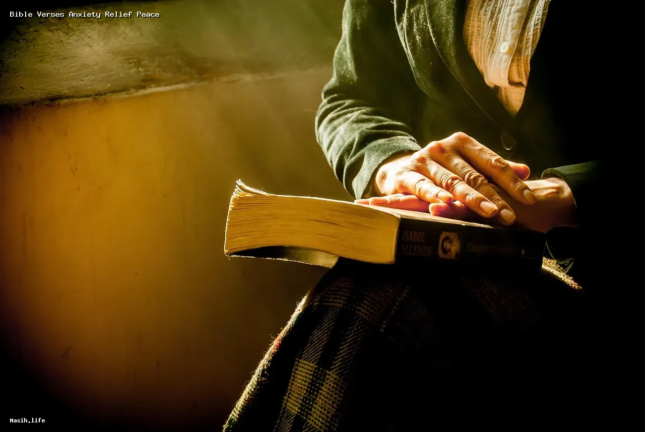 bible verses anxiety relief peace