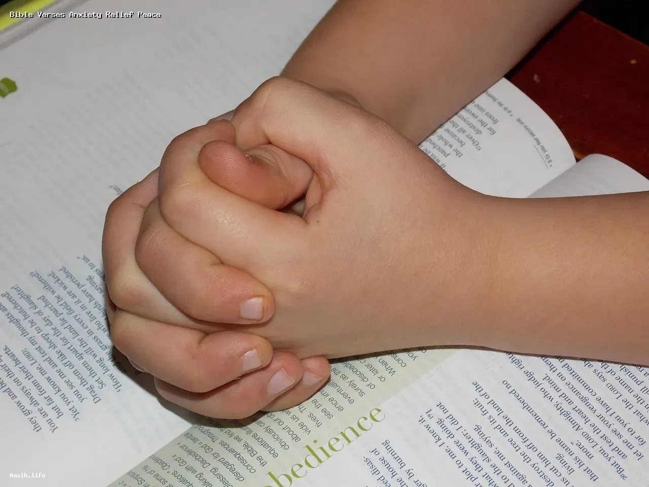 bible verses anxiety relief peace