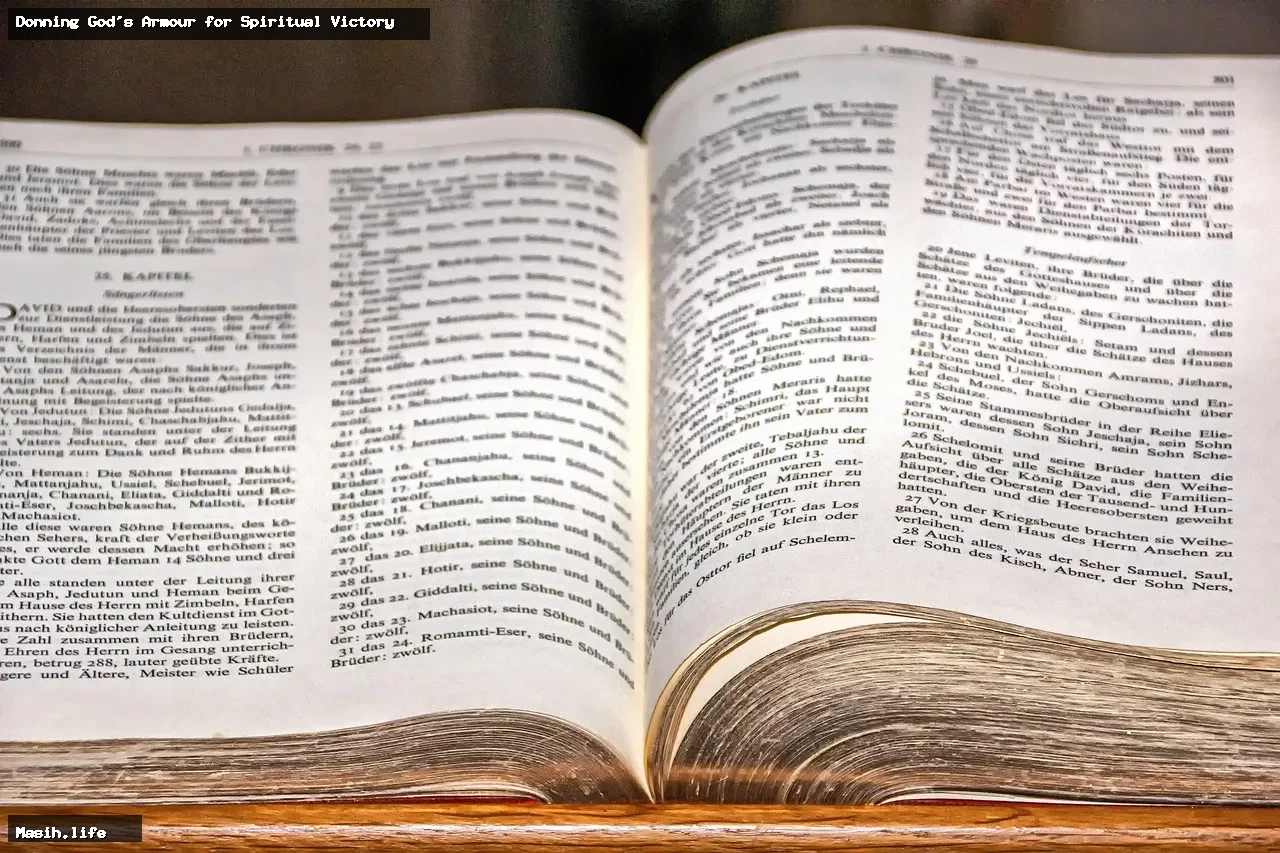 donning god's armour for spiritual victory donning god's armour for spiritual victory