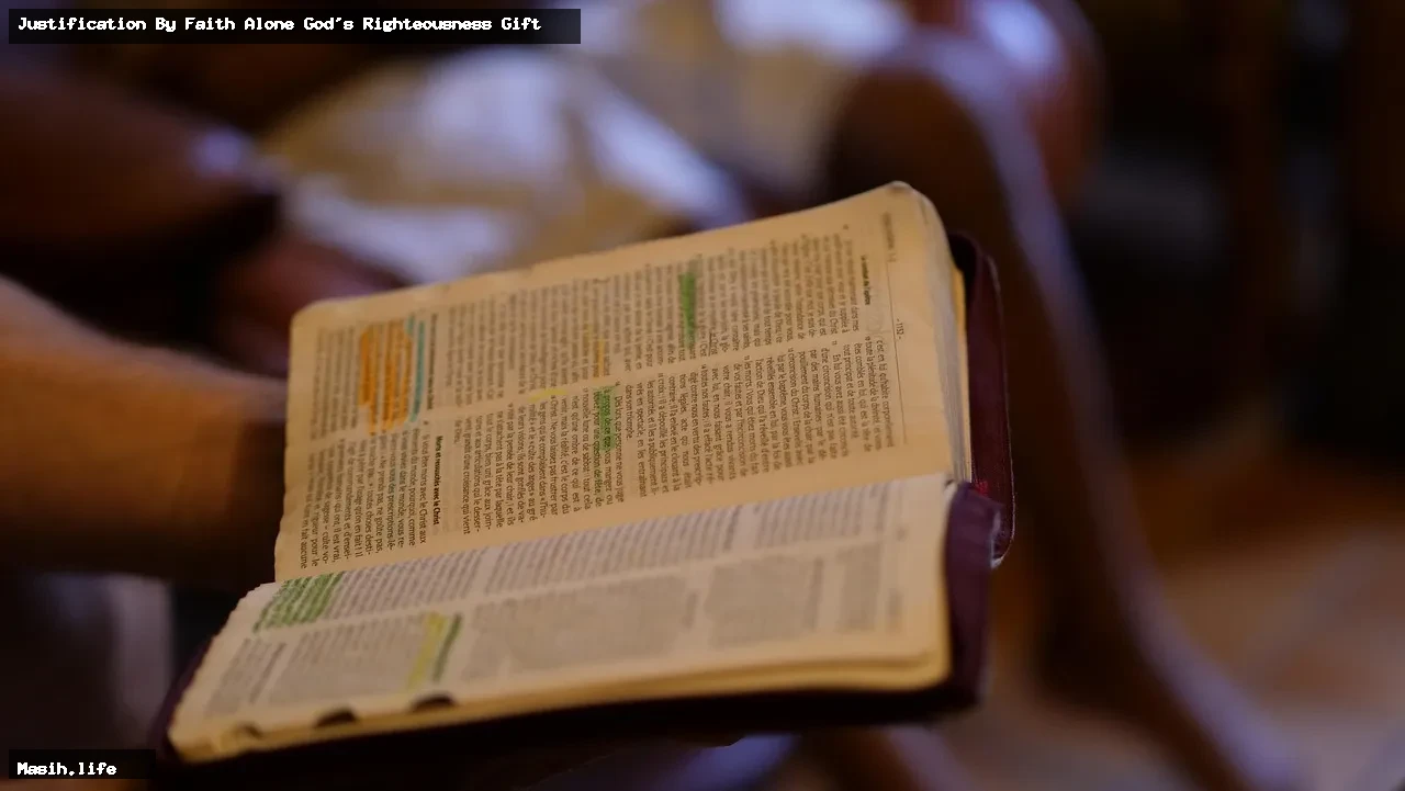 justification by faith alone god's righteousness gift