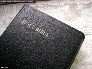 20 bible verses for overcoming financial hardship
