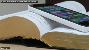30 bible verses focusing on finding peace in a troubled world