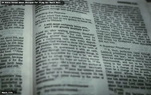 50 bible verses about akelapan par vijay aur masih mein sangat