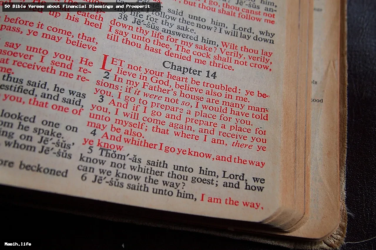 50 bible verses about financial blessings and prosperity