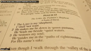 50 bible verses about financial stewardship and provision